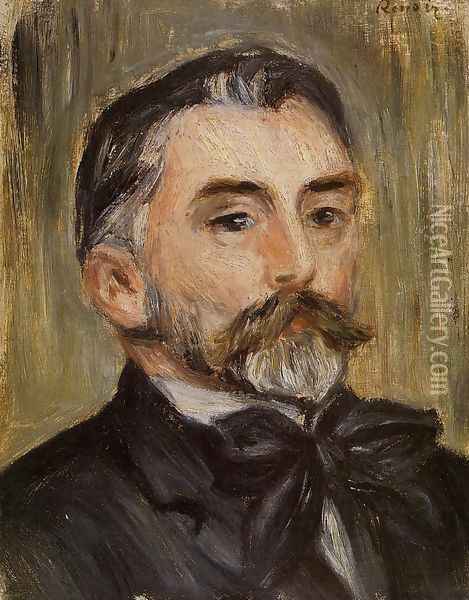 Stephane Mallarme 1 Oil Painting - Pierre Auguste Renoir