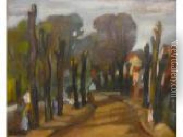 Paysage Orientaliste Oil Painting - Henri Epstein