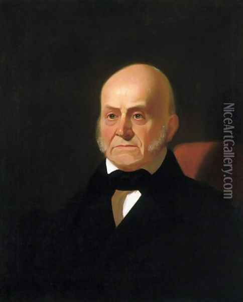 John Quincy Adams Oil Painting - George Caleb Bingham
