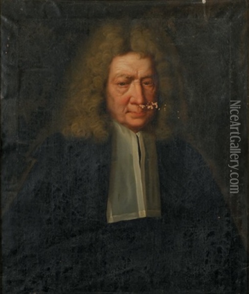 Portrait D'un Magistrat Oil Painting - Robert Gardelle