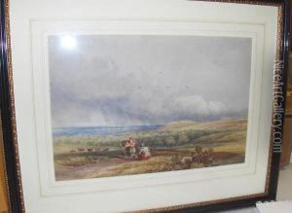 The Approaching Squall Oil Painting - Joseph Murray Ince