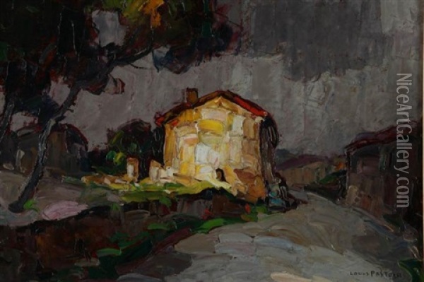 A Travers L'orage Oil Painting - Louis Pastour