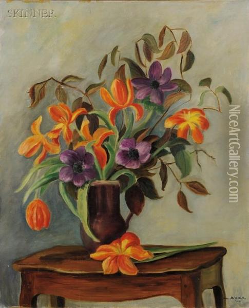Tulips Oil Painting - Harriette G. Miller