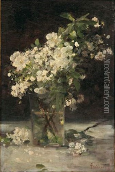 Bouquet De Fleurs Oil Painting - Nicolae Grigorescu