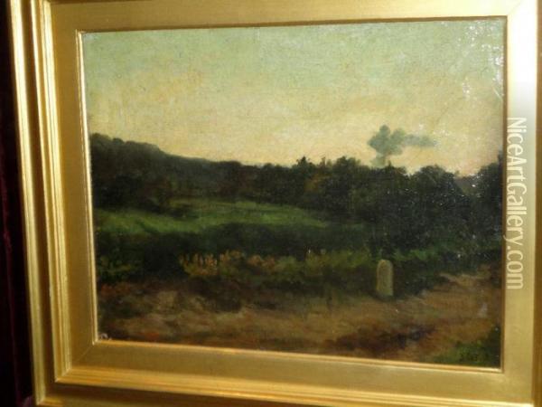 Paesaggio Verde Oil Painting - Serafino Da Tivoli