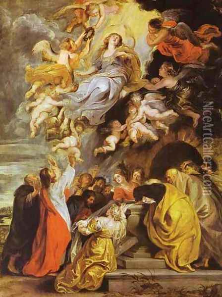 The Assumption of the Virgin Oil Painting - Peter Paul Rubens