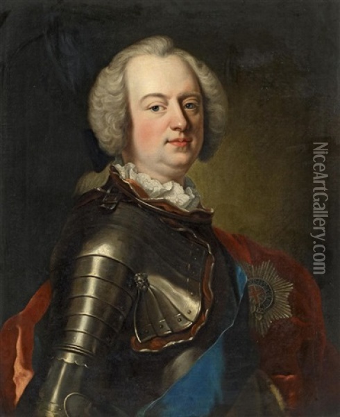 Portrat Des Charles Lennox, 2nd Duke Of Richmond And Lennox Oil Painting - Jean-Baptiste van Loo