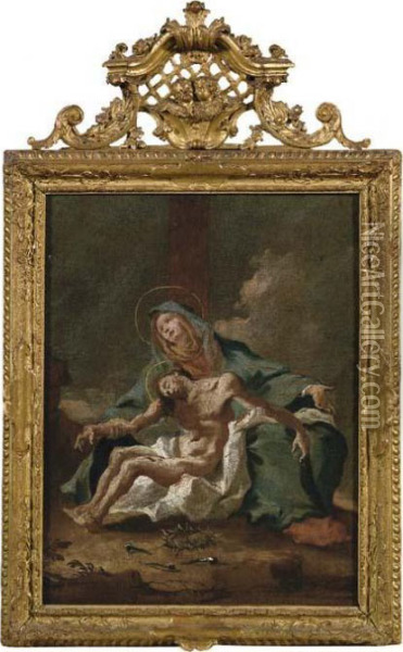 Pieta Oil Painting - Francesco Guardi