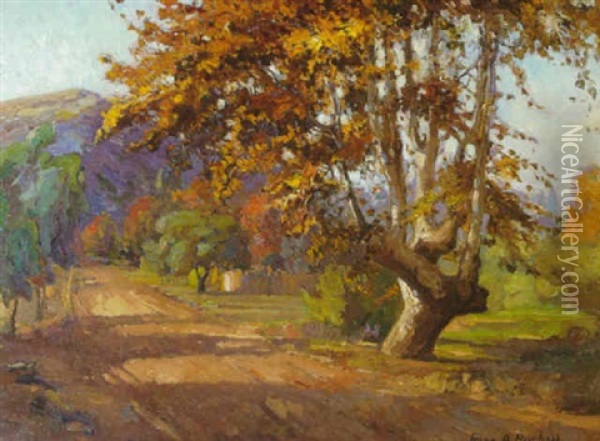 Arroyo Verde Springs, Southern California Oil Painting - Franz Arthur Bischoff
