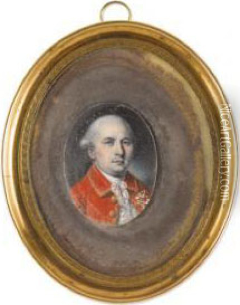 Sir Henry Clinton (1738-1795) Oil Painting - Charles Willson Peale