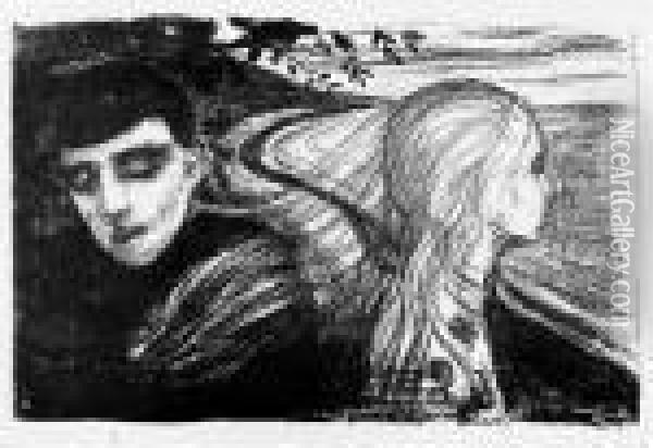 Loslsung Ii Oil Painting - Edvard Munch