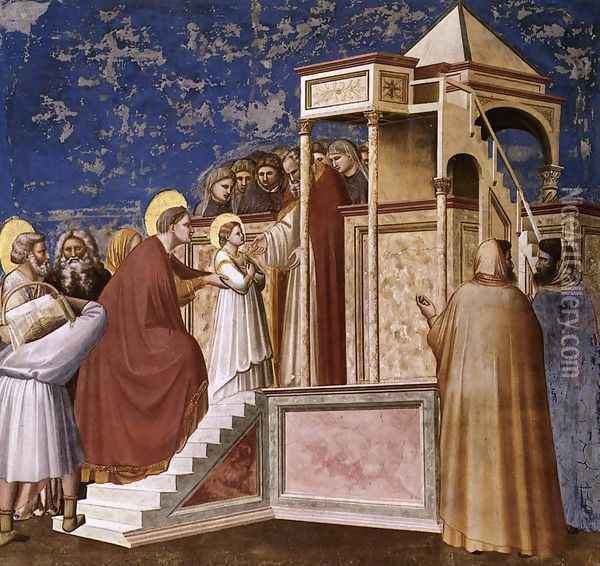 Scrovegni 9 Oil Painting - Giotto Di Bondone