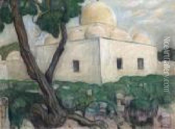Mosquee En Tunisie Oil Painting - Andre Sureda