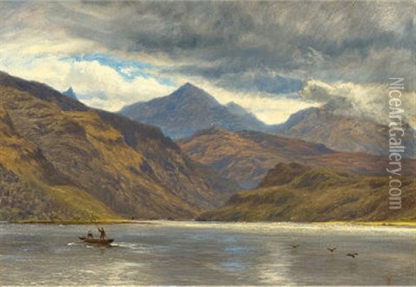 Englische Landschaft Oil Painting - George Vicat Cole