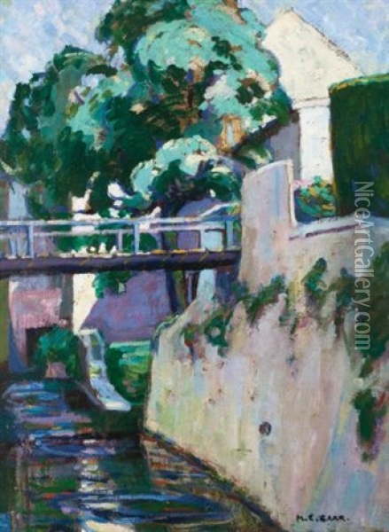 Canal In Brittany Oil Painting - Emily Carr