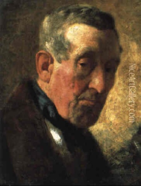 Der Dorfnotar Oil Painting - Hugo Wilhelm Kauffmann