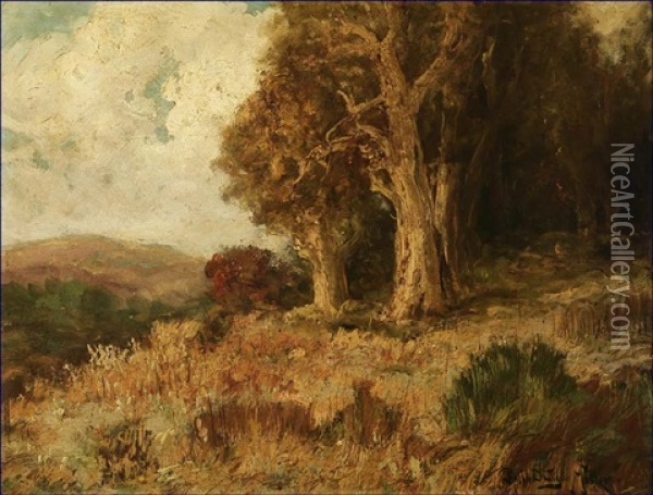 Oaks Of Sonoma Oil Painting - Ralph Davison Miller
