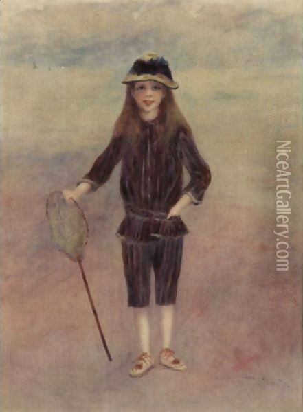 La Petite Pecheuse Oil Painting - Pierre Auguste Renoir