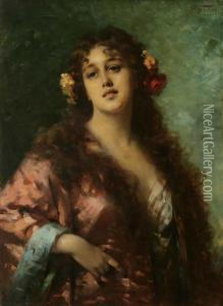 Signiert, Datiert: 1900, Partiell Oil Painting - Nathaniel Sichel