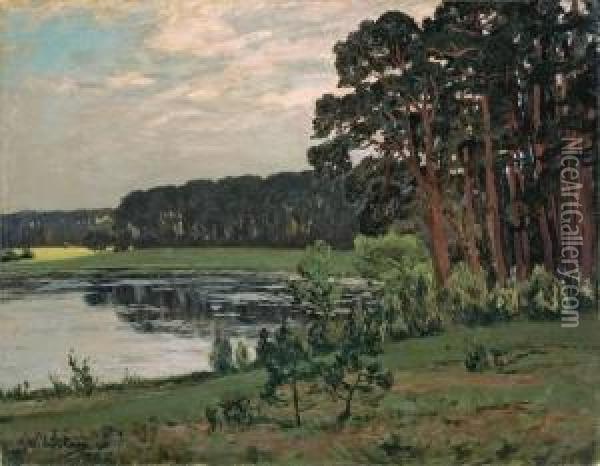 Markische Seelandschaft Oil Painting - Walter Leistikow