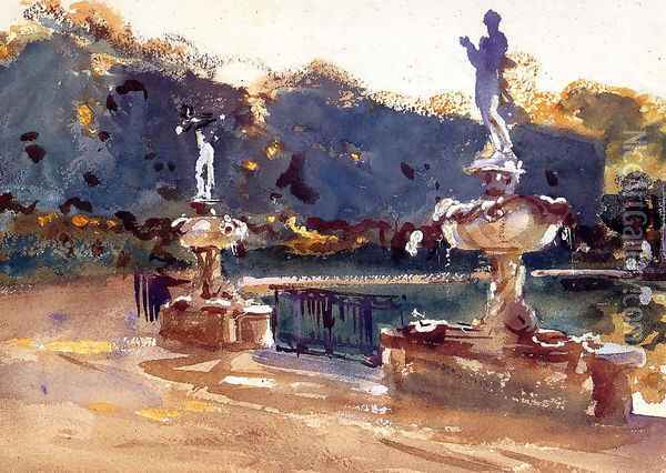 Boboli Gardens Oil Painting - John Singer Sargent