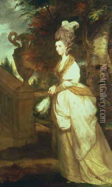 Portrait of Lady Hertford 1759-1834 1777-78 Oil Painting - Sir Joshua Reynolds