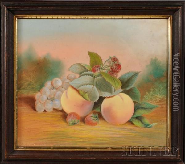 Still Life With Fruit. Oil Painting - John Bower