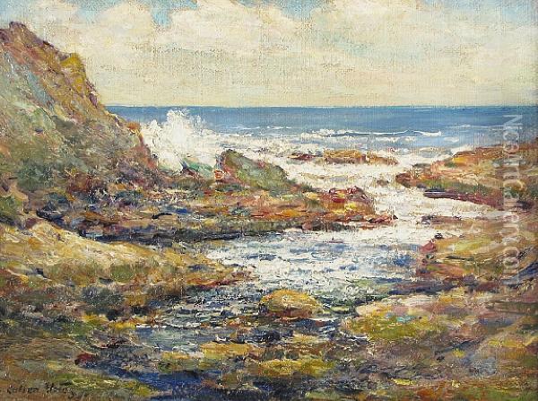 Coastal View Oil Painting - Cullen Yates