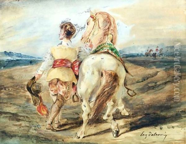 Le Jeune Page Oil Painting - Eugene Delacroix