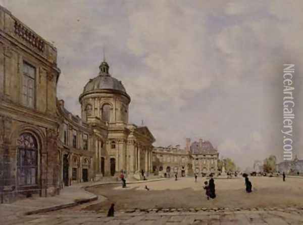 LInstitut de France Oil Painting - Emmanuel Lansyer