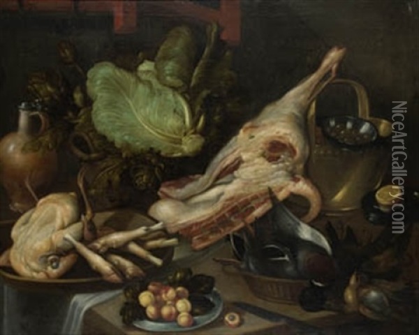Bodegon De Cocina Oil Painting - Joachim Beuckelaer