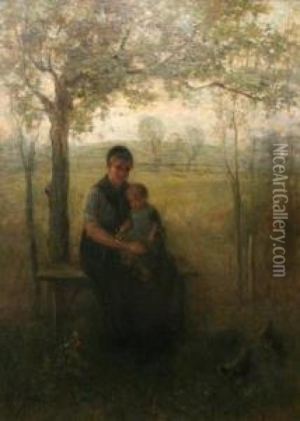 The Madonna Of Drenthe Oil Painting - Jozef Israels