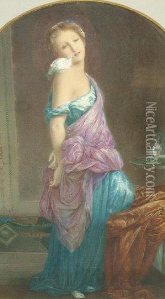 Untitled Oil Painting - Auguste Jules Bouvier, N.W.S.