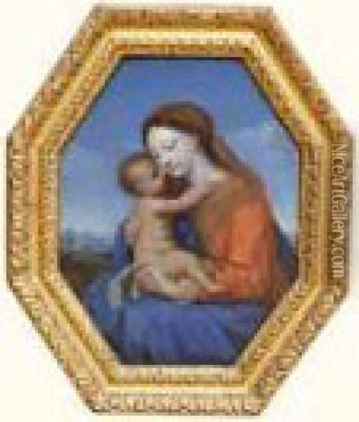 Vierge A L'enfant Oil Painting - Jacques De Stella