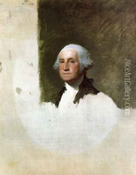 George Washington Oil Painting - Gilbert Stuart
