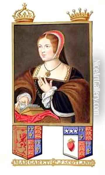 Portrait of Margaret Tudor Queen of Scotland from Memoirs of the Court of Queen Elizabeth Oil Painting - Sarah Countess of Essex
