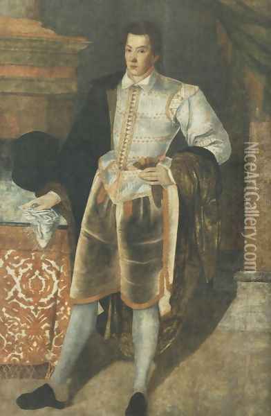Portrait of Sebastian Lubomirski Oil Painting - Unknown Painter