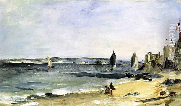 Seascape at Arcachon Oil Painting - Edouard Manet
