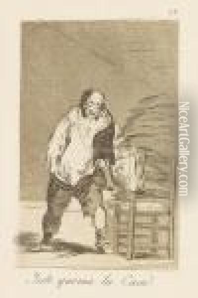 Y Se Le Quema La Casa Oil Painting - Francisco De Goya y Lucientes