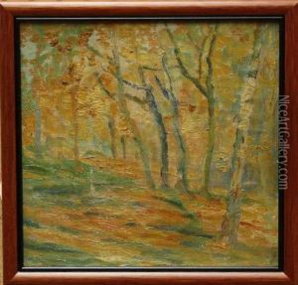 Forest Scene Oil Painting - Frederick Grant Banting