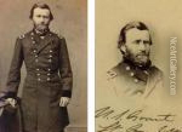 General Ulysses S. Grant Oil Painting - Mathew B. Brady