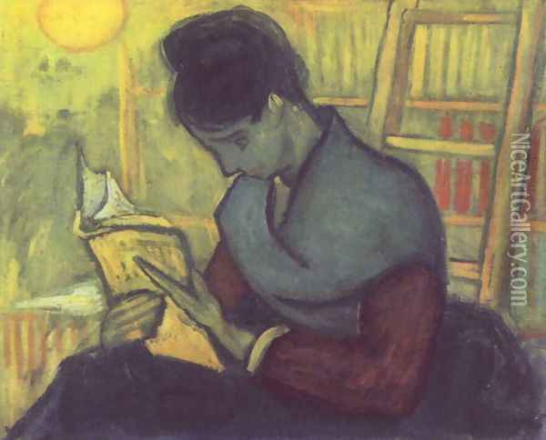 A woman reading Oil Painting - Vincent Van Gogh