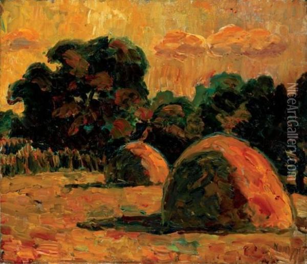 Twilight Oil Painting - Istvan Nagy