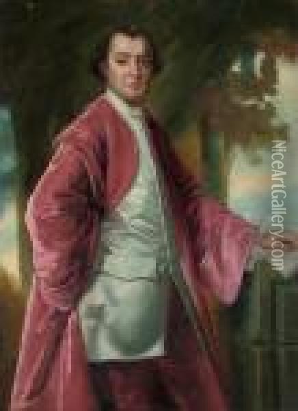 Portrait Of William Salmond Of Waterfoot Oil Painting - George Romney