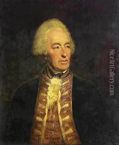 Admiral Robert Roddam, 1719-1808 Oil Painting - Lemuel-Francis Abbott
