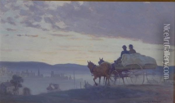 Early To Market Oil Painting - Victor Coleman Anderson
