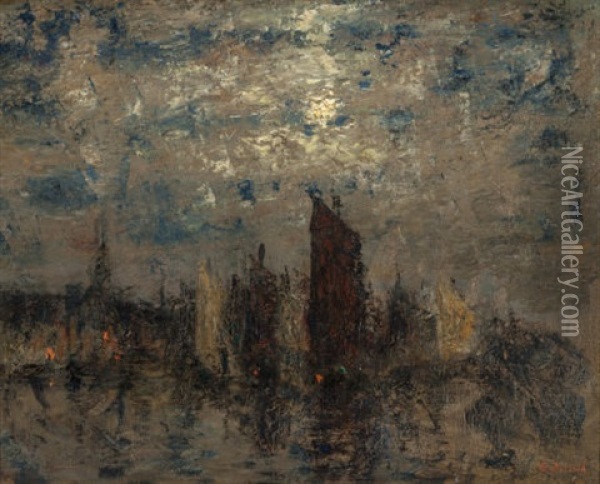 Nocturne Oil Painting - Henry Golden Dearth