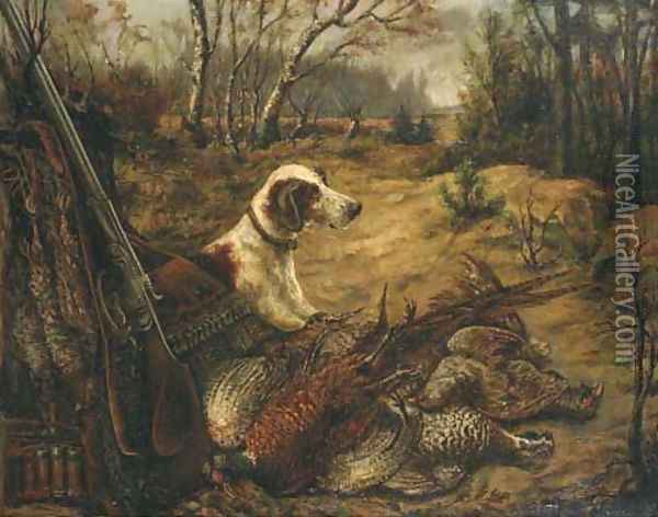 Hunting attributes Oil Painting - Dutch School