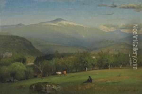 Conway Valley Oil Painting - George Inness