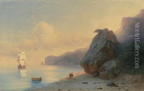 Crimea Oil Painting - Ivan Konstantinovich Aivazovsky